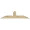 Ekena Millwork Portland Rough Sawn Timber Gable Bracket, Douglas Fir, 60"W x 15"H x 6"D x 6"F, 6/12 Pitch GBW060X15X0606POR00RDF - alternate 1